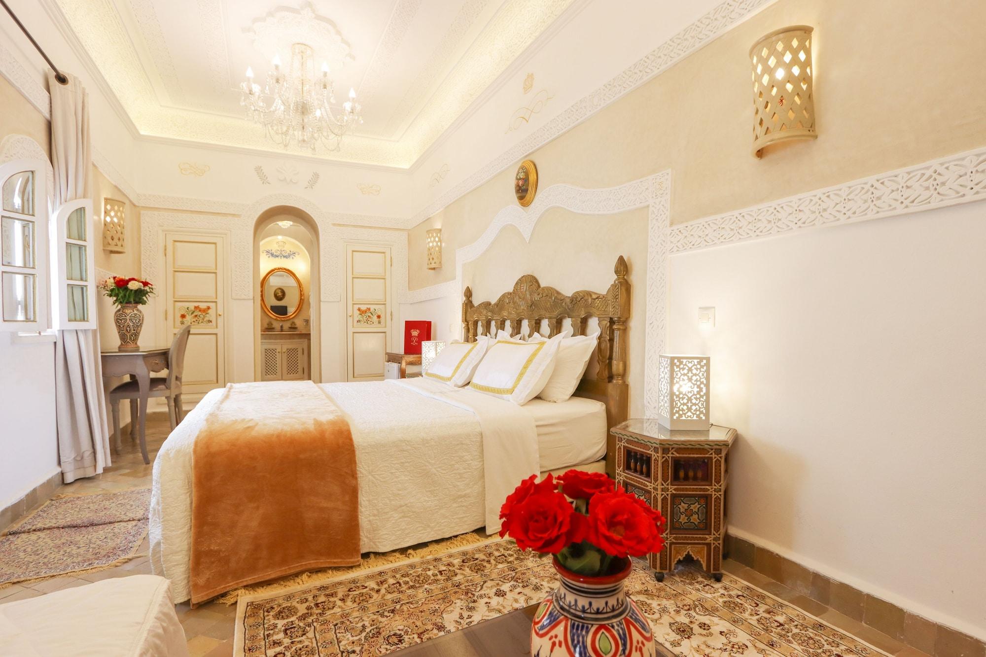 Riad Palais Des Princesses & Spa Marrakesh Esterno foto A bedroom at the hotel