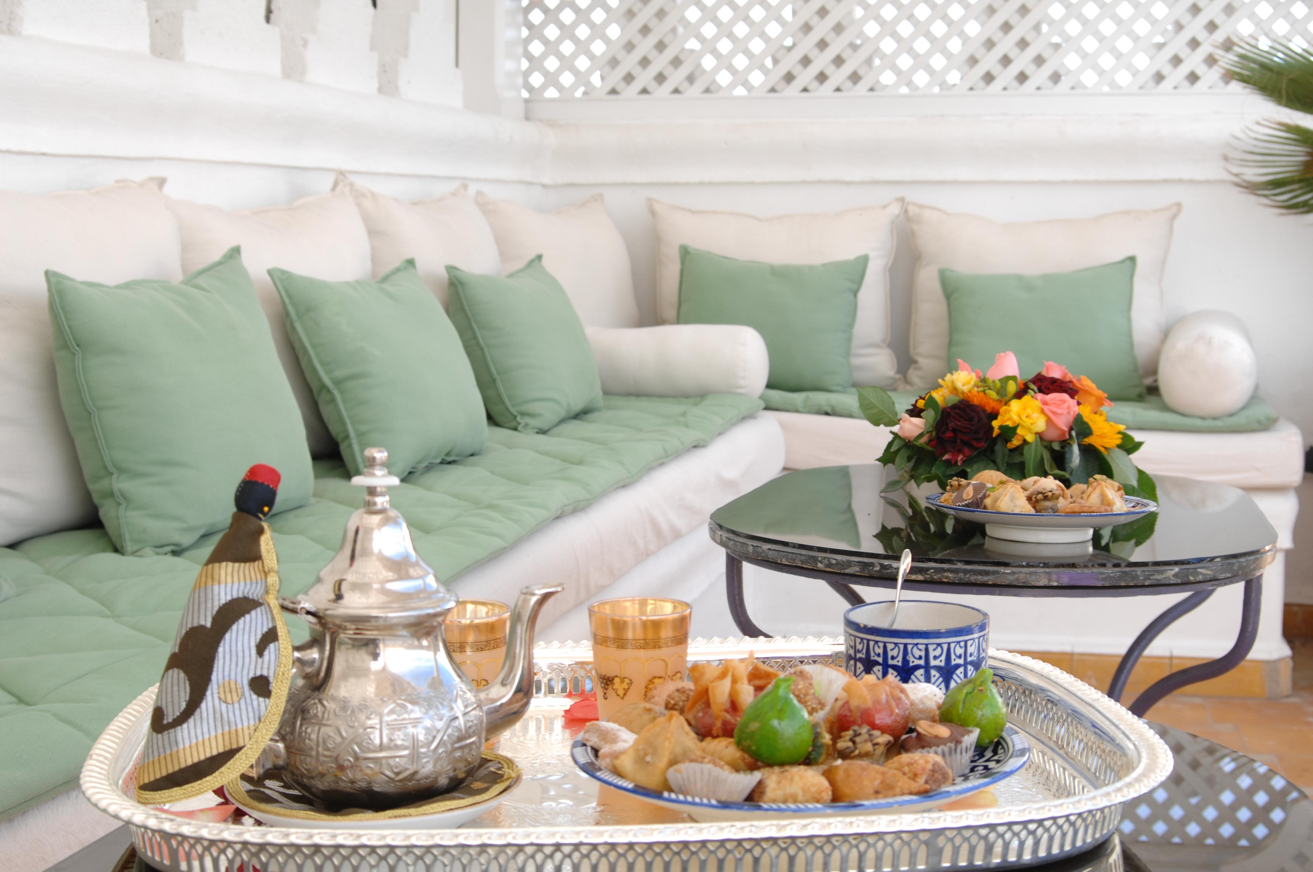 Riad Palais Des Princesses & Spa Marrakesh Esterno foto Moroccan tea