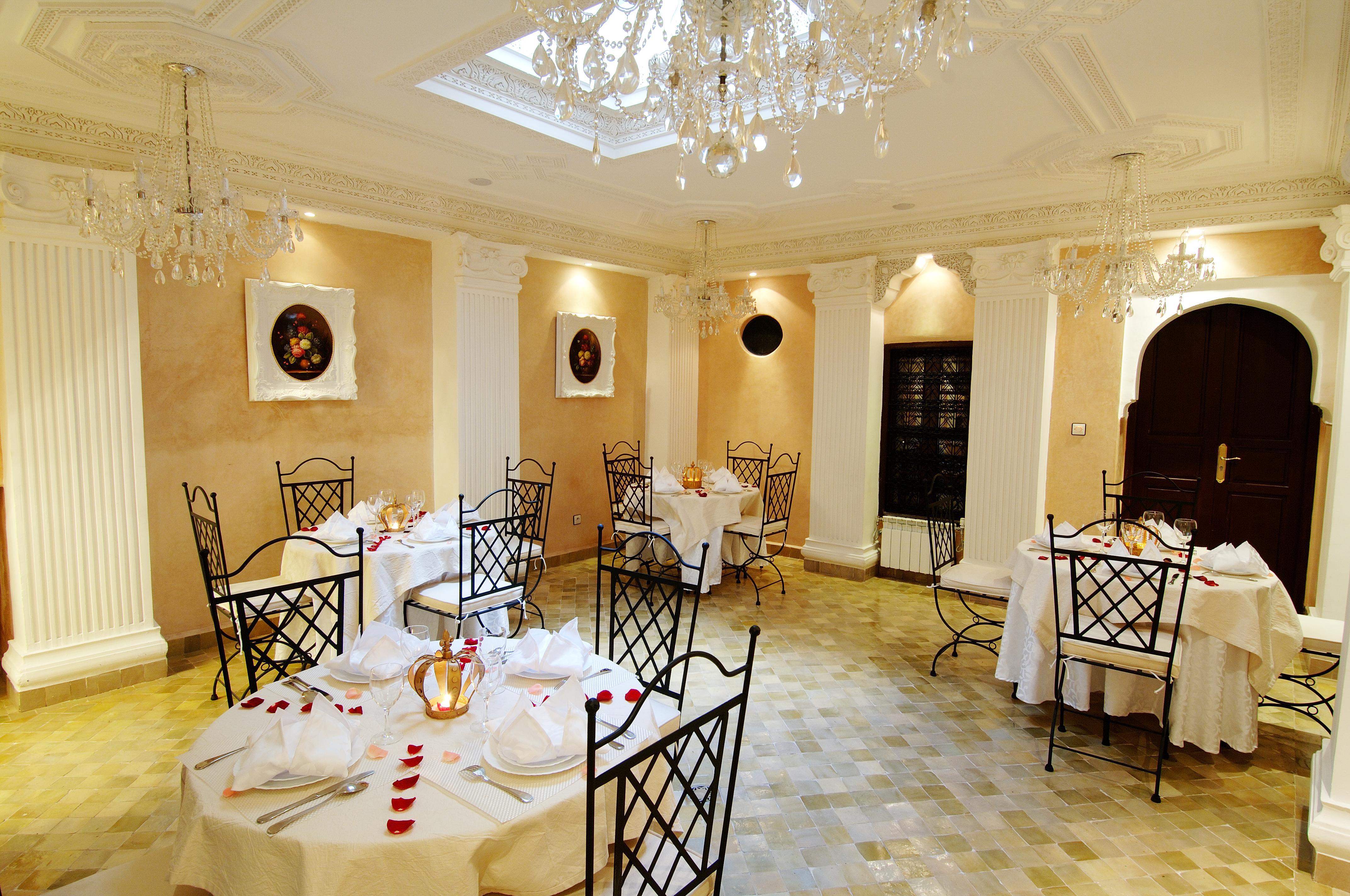 Riad Palais Des Princesses & Spa Marrakesh Esterno foto Restaurant