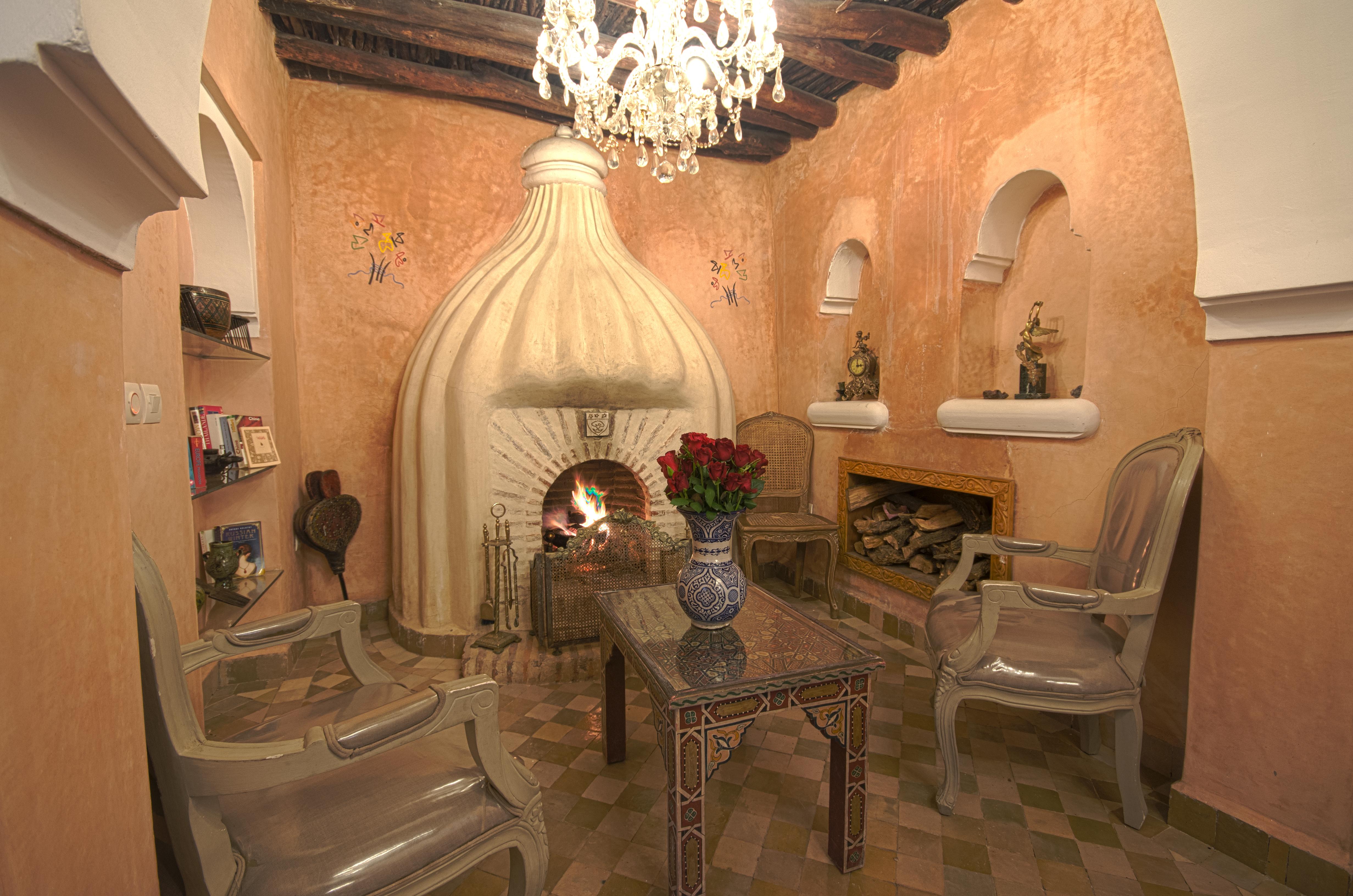 Riad Palais Des Princesses & Spa Marrakesh Esterno foto A room in the Riad